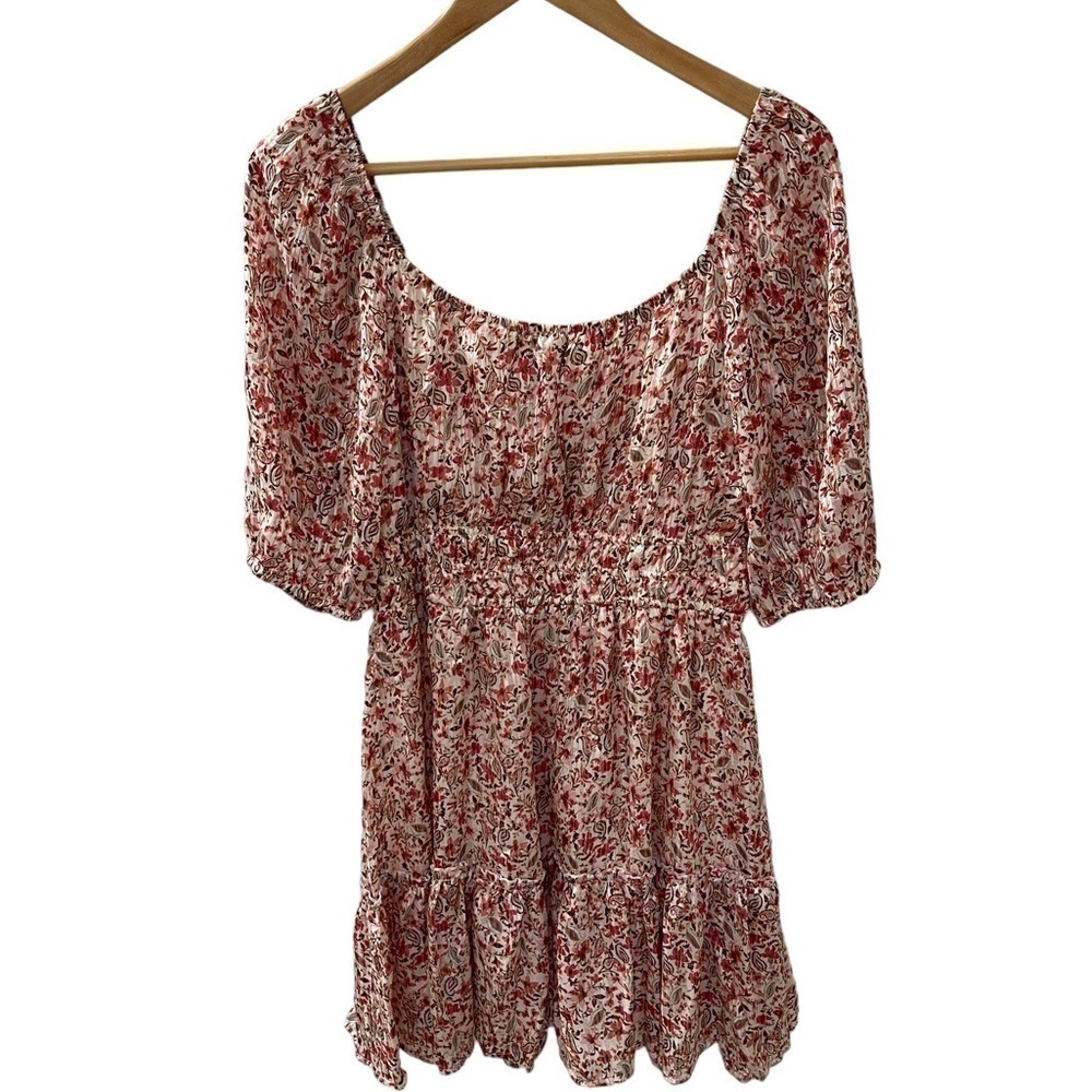 Trixx Clothing Company fit and flare Boho dress with ruched waist, size Xl